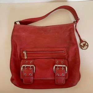 Used Michael Kors Cherry Red Handbag